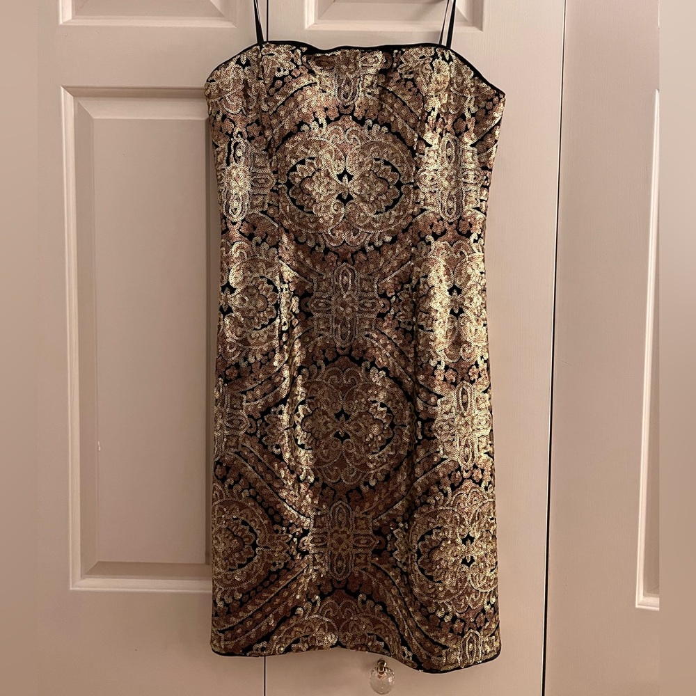 Adrianna Papell Sequin Mini Dress
